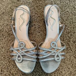 Nina Silver Heels